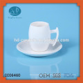 Tasses en céramique avec sous-verres, tasse en céramique et soucoupe avec logo, tasses en céramique avec impression